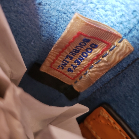 Dooney & Bourke Royal Blue Naomi Leather Satchel - Picture 3 of 11